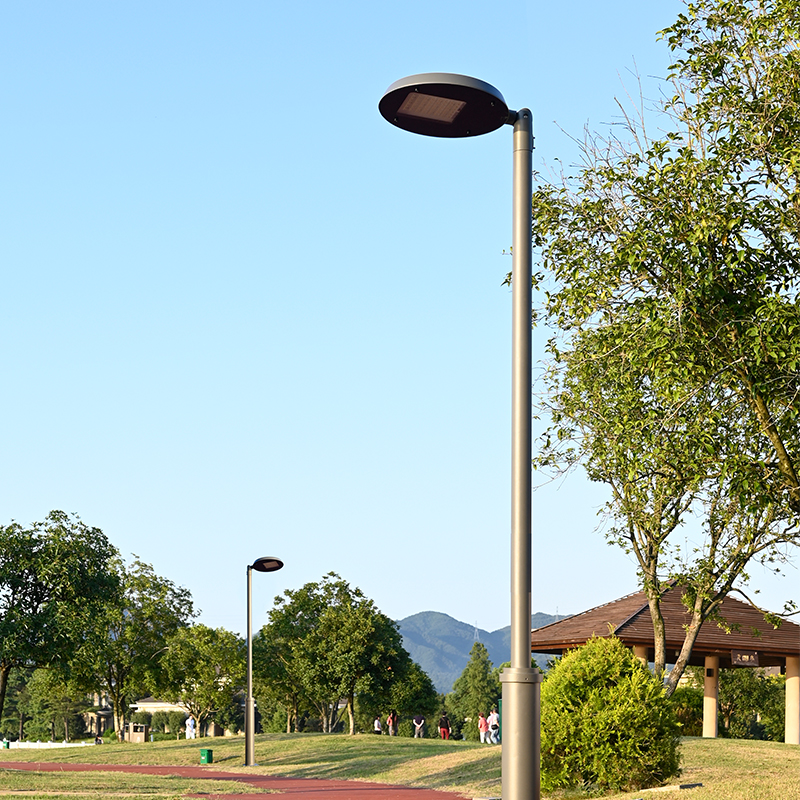 YMLED-6409 Smart belysning utstyrt med NEMA-sokkel LED-gatelys i aluminium